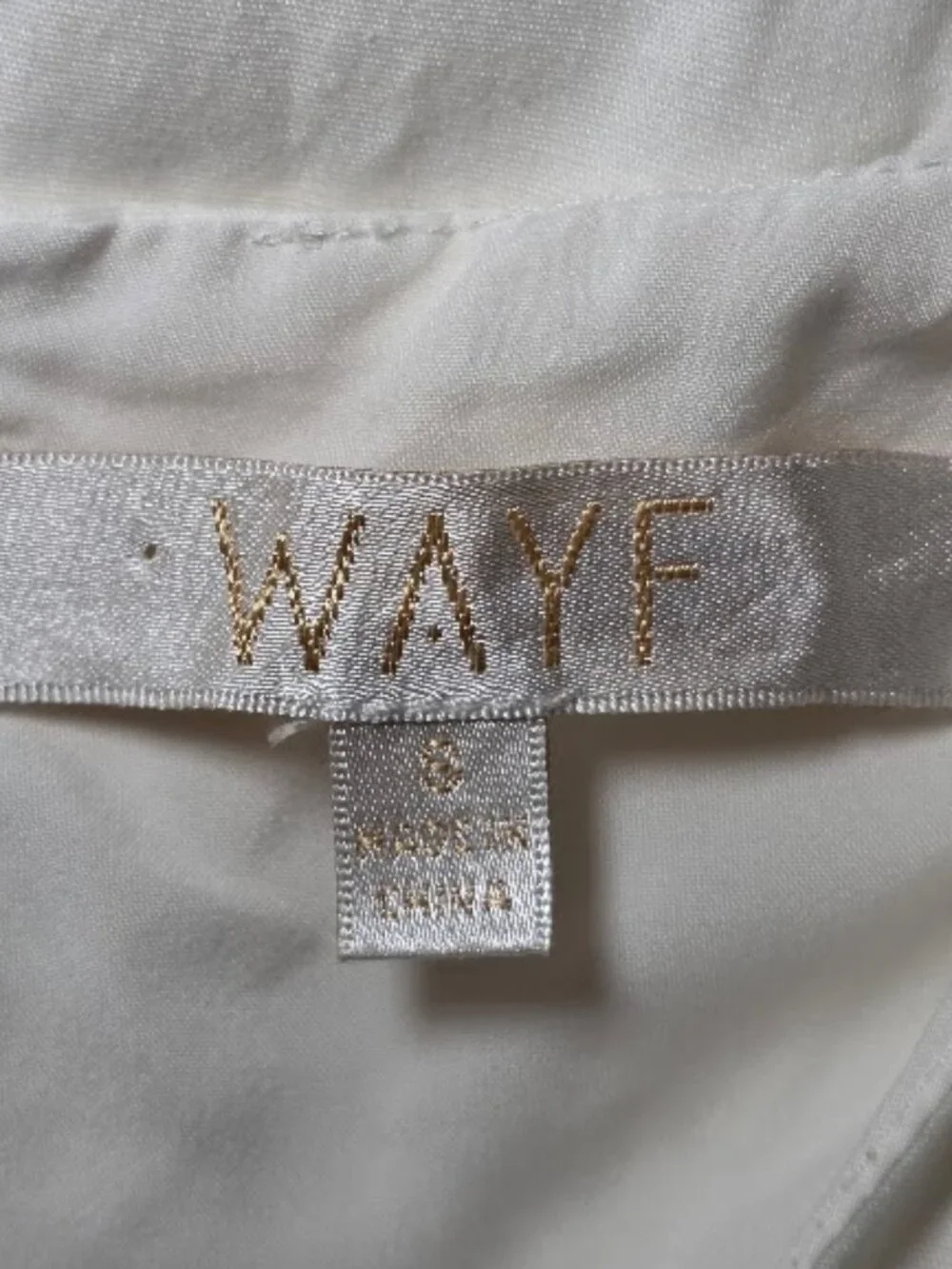 WAYF Plaza Cut Out Tiered Maxi Dress S